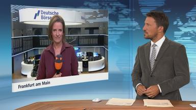 Schaltgespräch mit ZDF-Börsenexpertin Valerie Haller und Moderation