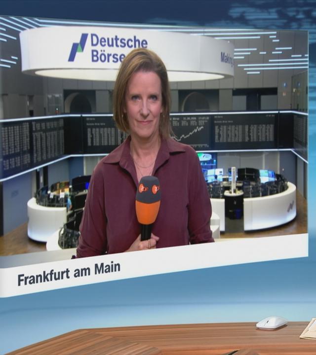 Schaltgespräch mit ZDF-Börsenexpertin Valerie Haller und Moderation