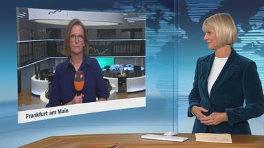 ZDF-Korrespondentin Valeria Haller an der Börse