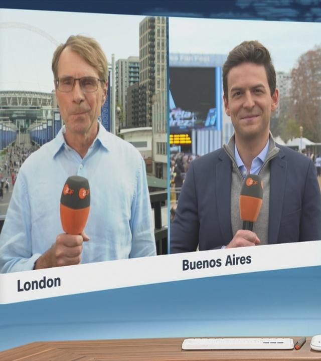 Yacin Hehrlein aus London und Moritz Neuss aus Buenos Aires 