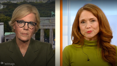 Ines Trams, ZDF-Hauptstadtkorrespondentin und Mirjam Meinhardt.