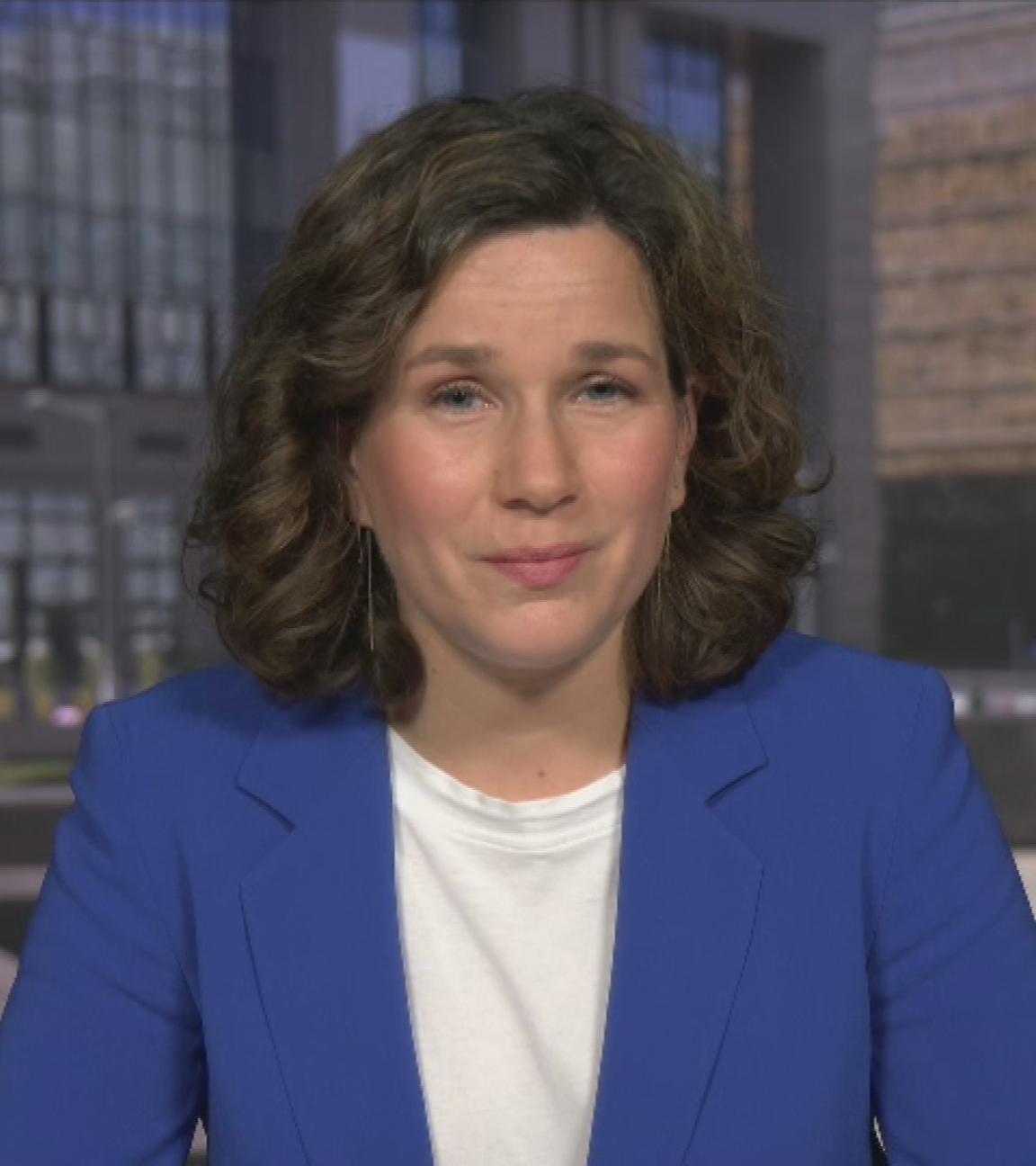 ZDF-Korrespondentin Isabelle Schaefers in Brüssel
