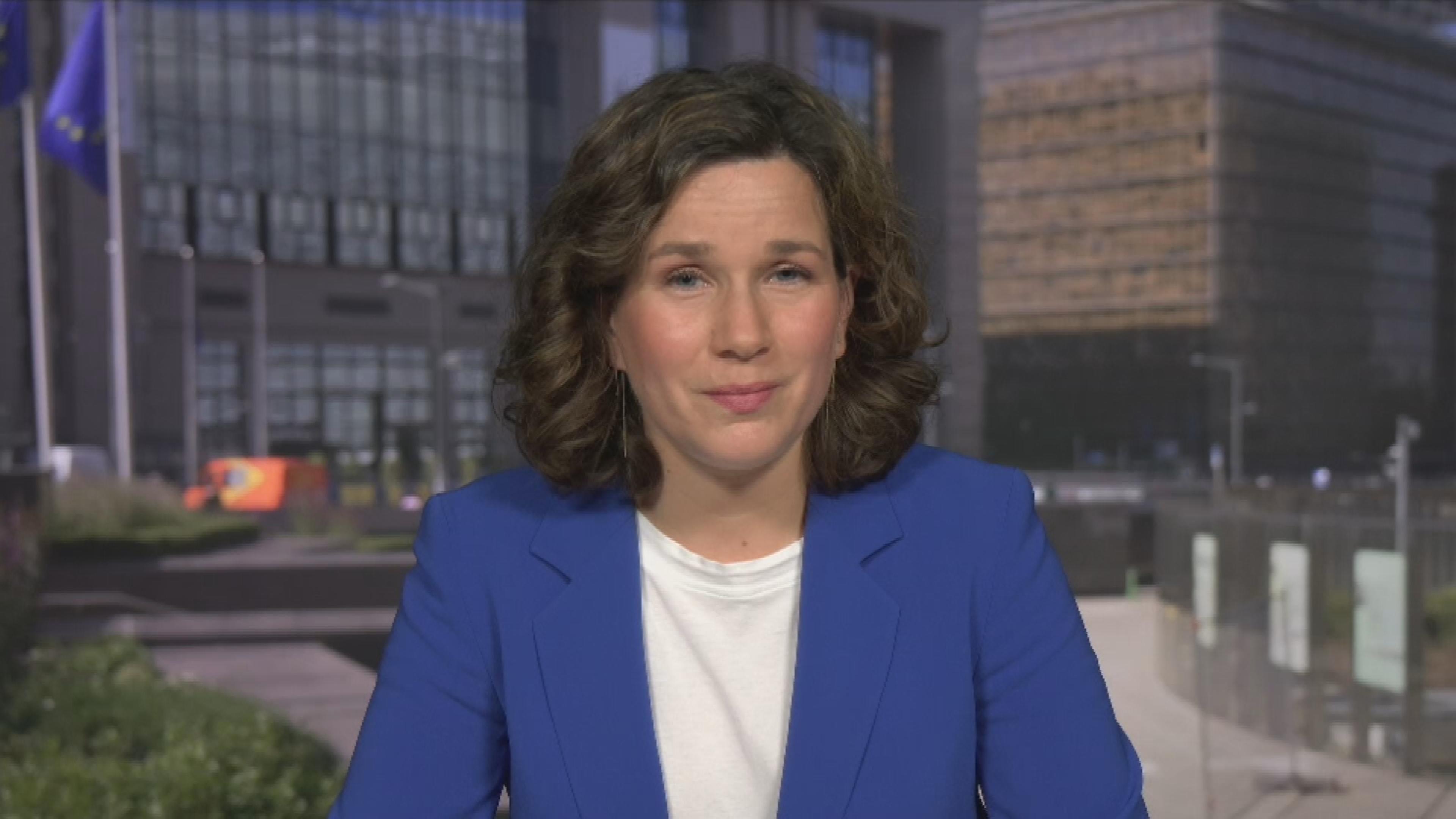 ZDF-Korrespondentin Isabelle Schaefers in Brüssel