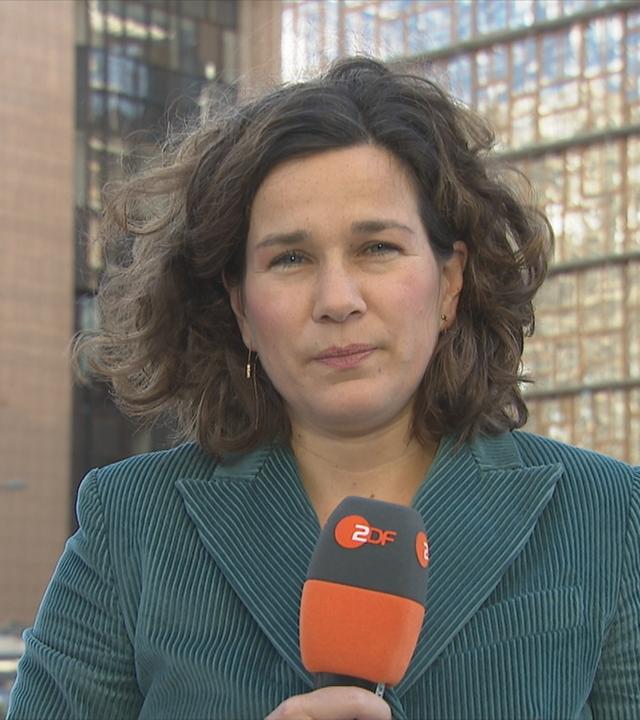 ZDF-Korrespondentin Isabelle Schaefers berichtet vom Beschluss der EU zu den Klimazielen bis 2040.