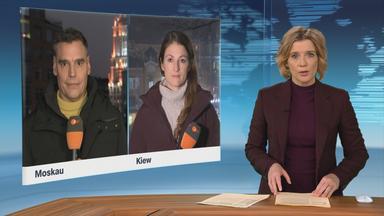 Schaltgespräch mit ZDF-Korrespondentin Alica Jung aus Kiew und ZDF-Korrespondent Armin Coerper aus Moskau.
