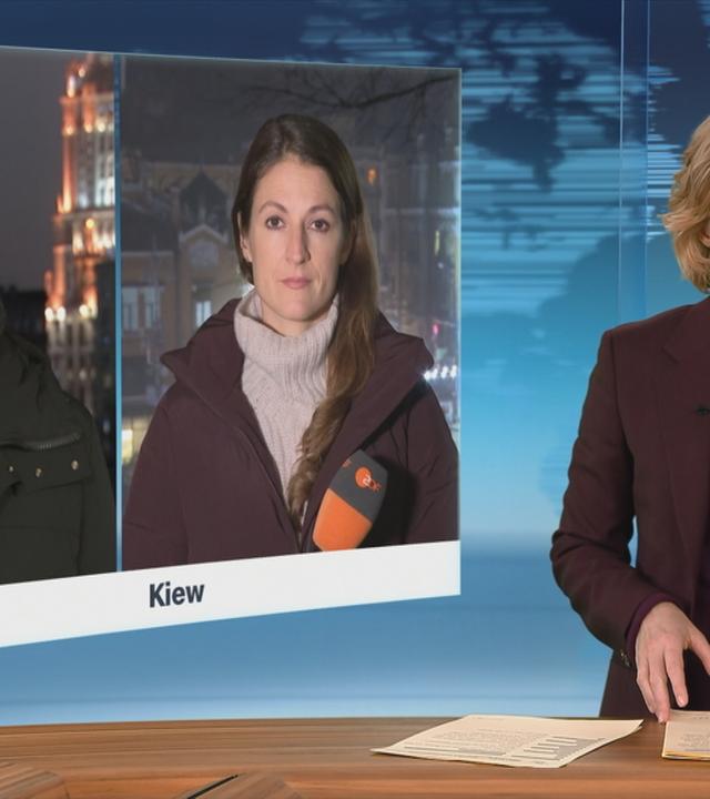 Schaltgespräch mit ZDF-Korrespondentin Alica Jung aus Kiew und ZDF-Korrespondent Armin Coerper aus Moskau.