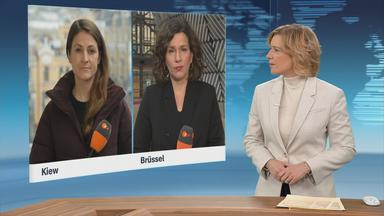 Man erkennt die zwei ZDF-Korrespondetinnen Jung und Schäfers