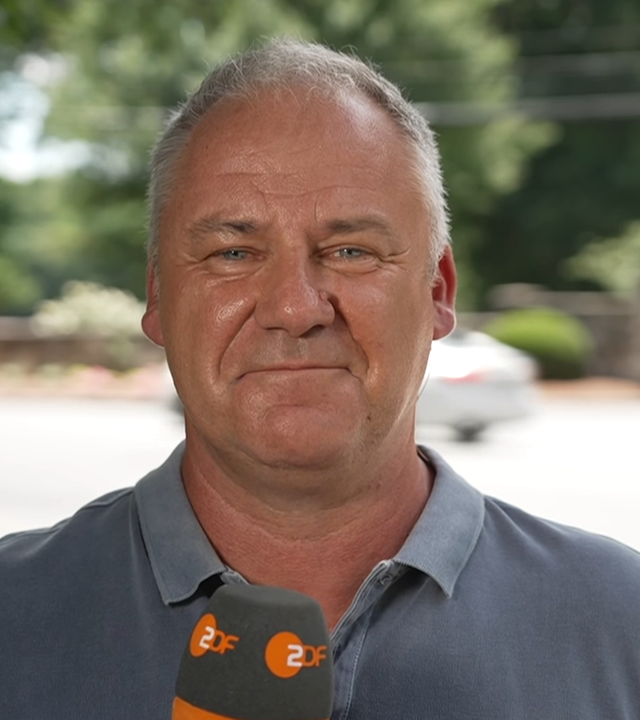 ZDF-Reporter Nils Kaben in Winston Salem