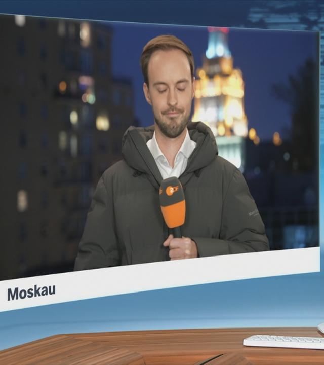 ZDF-Korrespondent Klauser ist zu sehen.