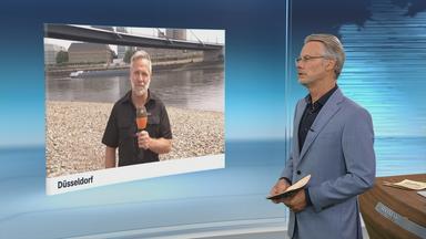 ZDF-Moderator Andreas Klinner im Schaltgespräch mit dem ZDF-Korrespondenten Lothar Becker