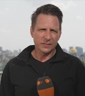 Ein Schaltgespräch mit ZDF-Korrespondent Timm Kröger aus Kiew.