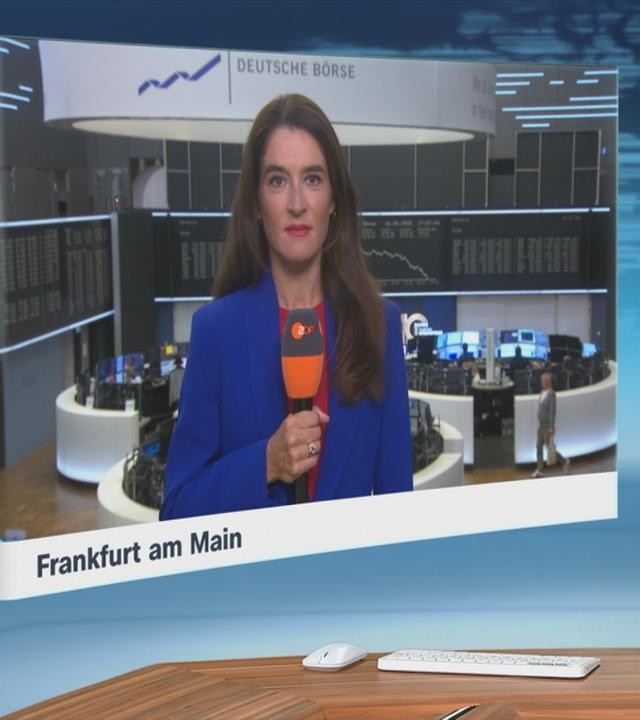 Schaltgespräch mit ZDF-Börsenexpertin Sina Mainitz.