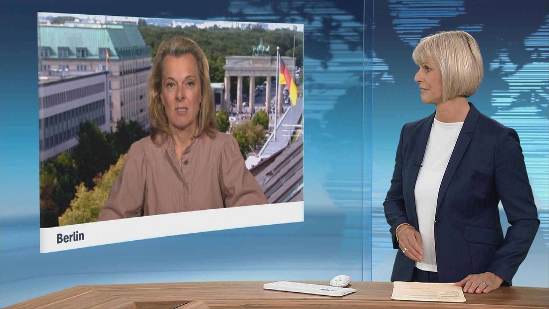 ZDF-Korrespondentin Maiziere und die heute-Moderatorin