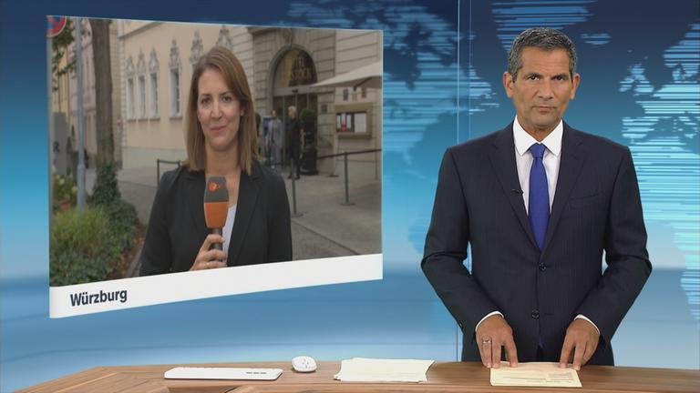 ZDF-Korresondentin Andrea Maurer in Würzburg