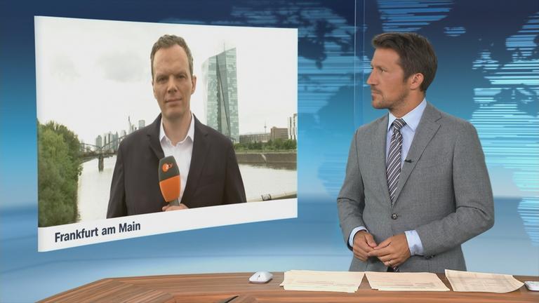 Standbild Schaltgespräch mit Florian Neuhann in Frankfurt