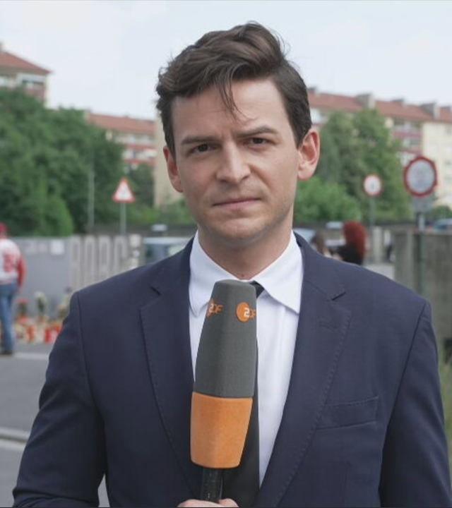 ZDF-Korrespondent Moritz Neuß in Graz.