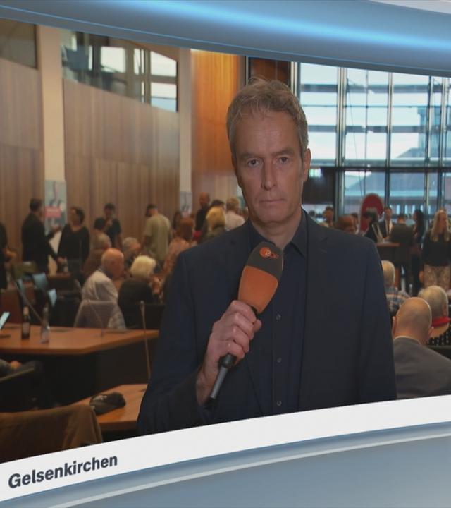 ZDF-Korrespondent Norman Odenthal in Gelsenkirchen