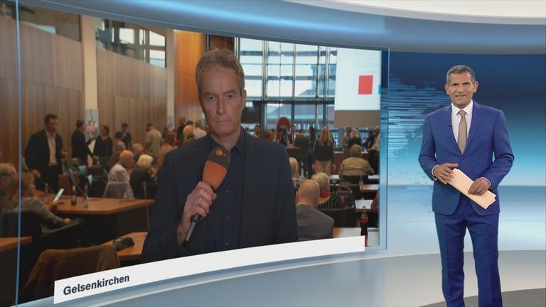 ZDF-Korrespondent Norman Odenthal in Gelsenkirchen