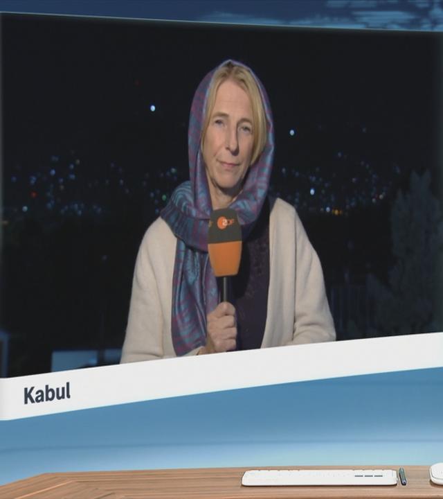 Ein Schaltgespräch mit Katrin Eigendorf, welche derzeit in Kabul ist.