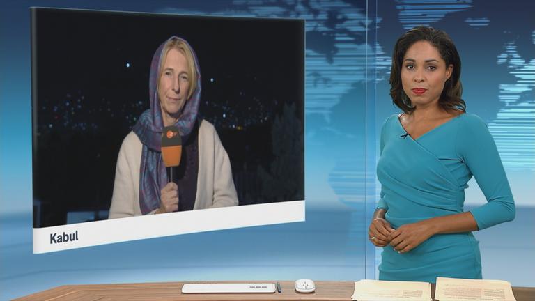 Ein Schaltgespräch mit Katrin Eigendorf, welche derzeit in Kabul ist.