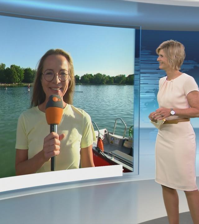 Patricia Schäfer im Schaltgespräch mit der heute