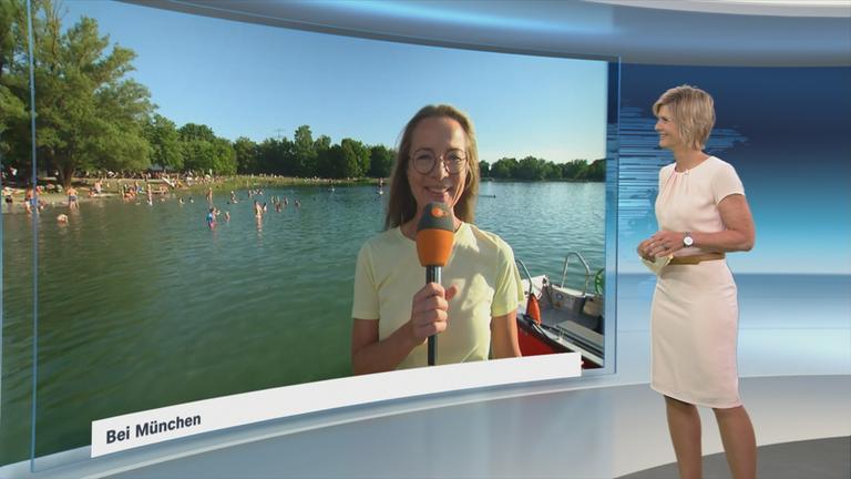 Patricia Schäfer im Schaltgespräch mit der heute