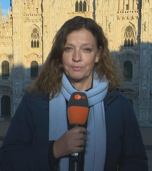 In Italien laufen die letzten Vorbereitung zur großen Eröffnungsfeier der Olympischen Spiele. ZDF-Korrespondentin Antje Pieper verfolgt die Show in Mailand.