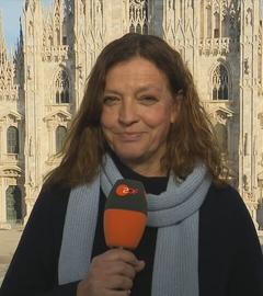 ZDF-Korrespondentin Pieper in Mailand.