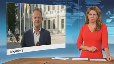 ZDF-Korrespondent Postel ist in Magdeburg zu sehen.