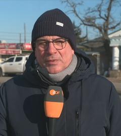 ZDF-Reporter Henner Hebestreit in der Ukraine