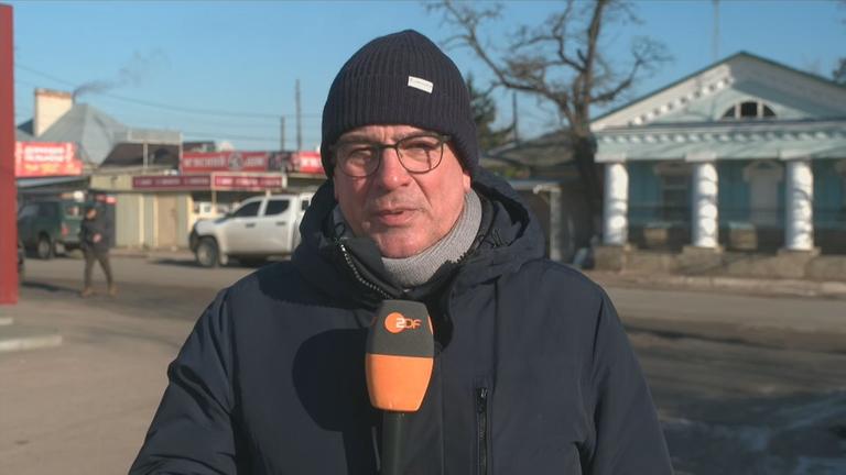 ZDF-Reporter Henner Hebestreit in der Ukraine