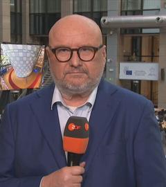 ZDF-Korrespondent Ulf Röller ist zu sehen.