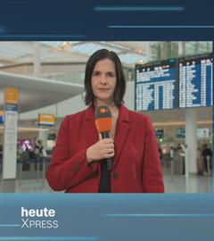 Schaltgespräch mit ZDF-Reporterin Brigitte Saar zum Streik vom Lufthansa-Kabinenpersonal und Flugausfällen