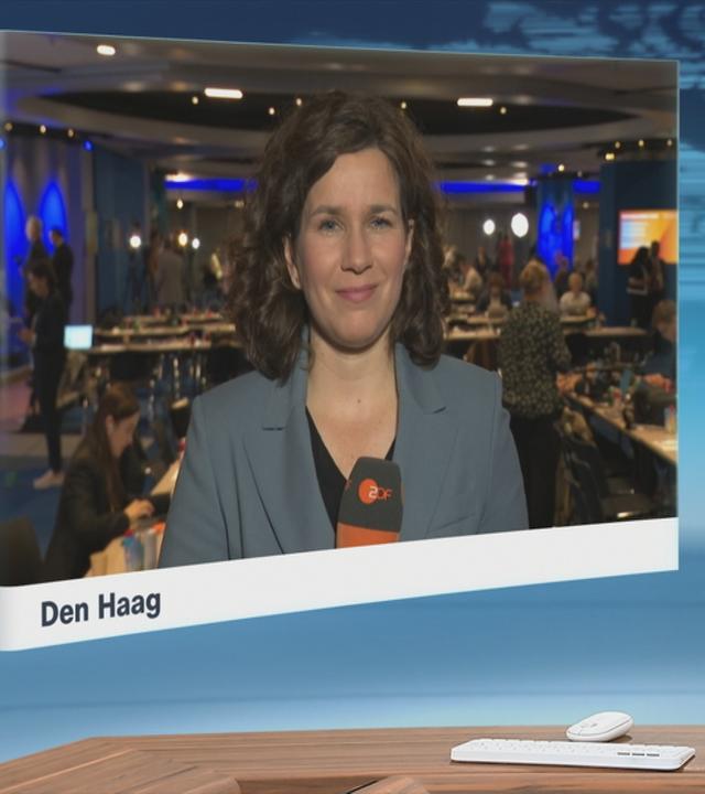 Isabelle Schäfers in den Haag.