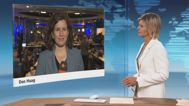 Isabelle Schäfers in den Haag.