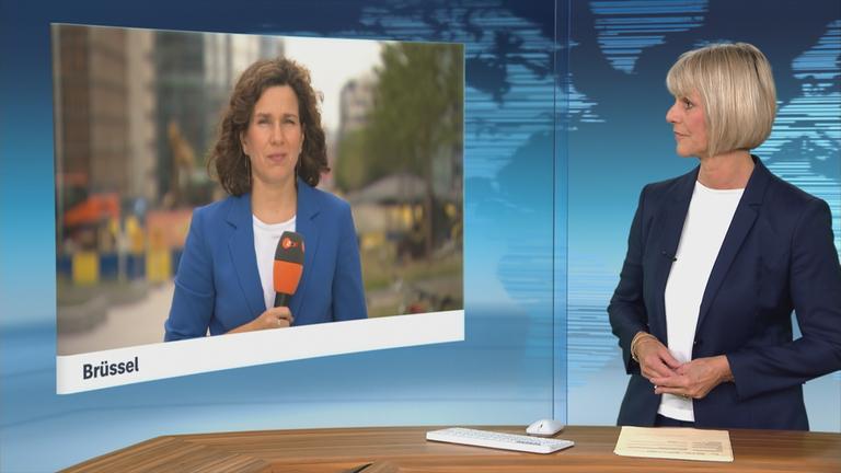 Schaltgespräch mit ZDF-Korrespondentin Isabelle Schäfers.