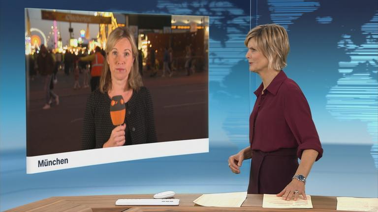 Nachdem das Münchner Oktoberfest wegen einer Bombendrohung zwischenzeitlich schließen musste, hat es nun wieder geöffnet. Eva Schiller berichtet über die Stimmung vor Ort.