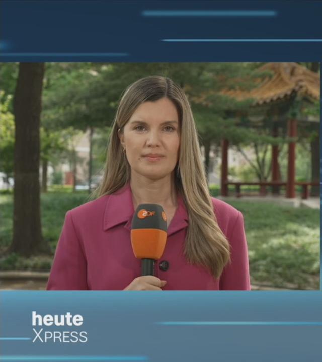 Schaltgespräch vom 19.05.2026 mit ZDF-Korrespondentin Elisabeth Schmidt zum Staatsbesuch Putins in China