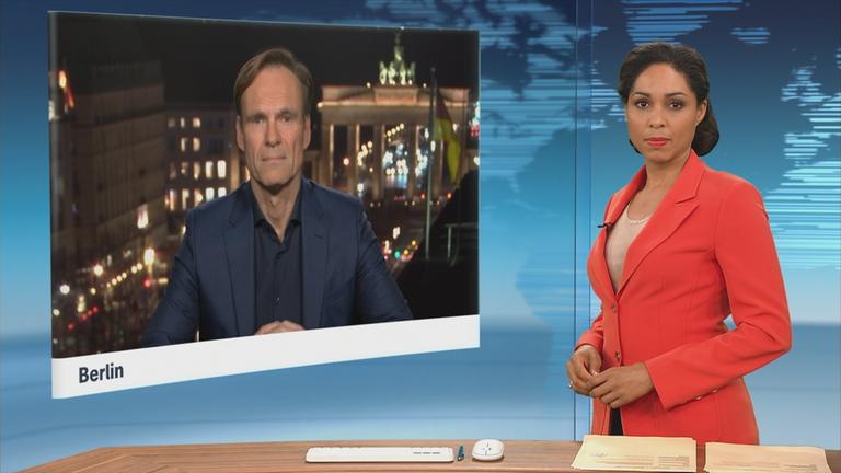 Ein Schaltgespräch mit ZDF-Korrespondent Wulf Schmiese.