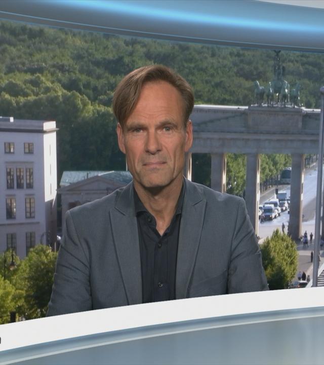 Moderator und Korrespondent Wulf Schmiese zugeschaltet