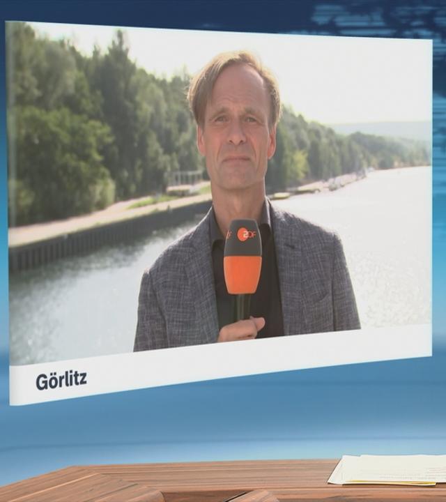 ZDF-Korrespondent Wulf Schmiese in Görlitz