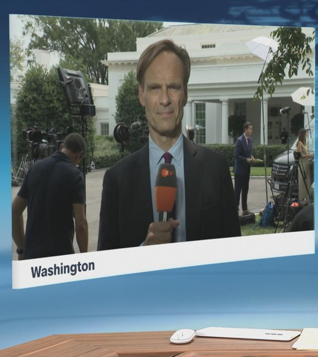 Wulf Schmiese im Schaltgespräch aus Washington D.C.