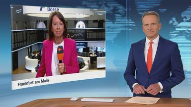 Stephanie Barret an der Börse in Frankfurt am Main