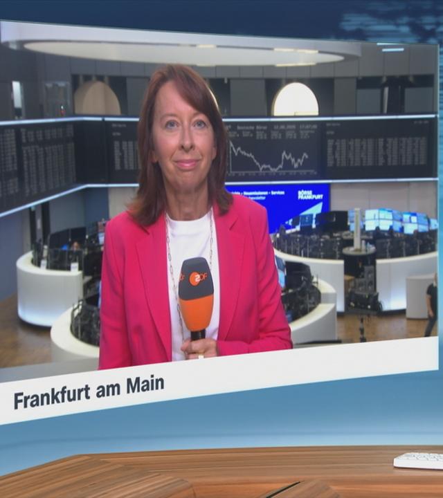 Stepahnie Barrett im Schaltgespräch mit der heute
