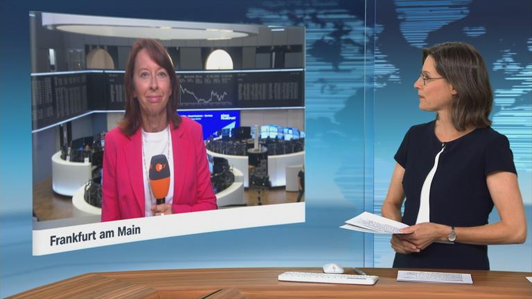 Stepahnie Barrett im Schaltgespräch mit der heute