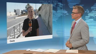 Moderator im Schaltgespräch mit ZDF-Korrespondentin Scarlett Sternberg