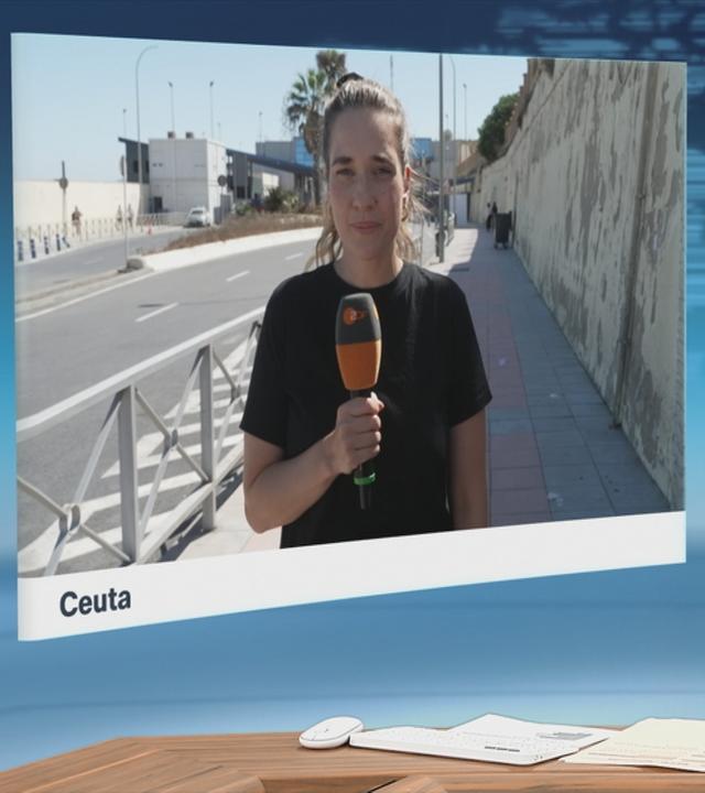 Moderator im Schaltgespräch mit ZDF-Korrespondentin Scarlett Sternberg