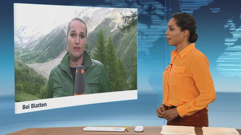ZDF-Reporterin Sandra Susanka in der Schweiz