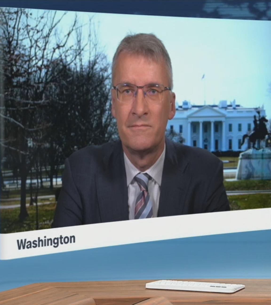 Ein Schaltgespräch mit dem ZDF-Korrespondenten Elmar Theveßen