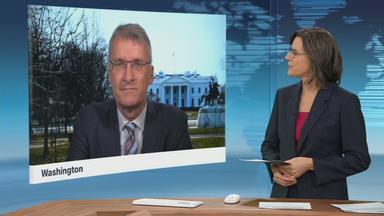 Ein Schaltgespräch mit dem ZDF-Korrespondenten Elmar Theveßen